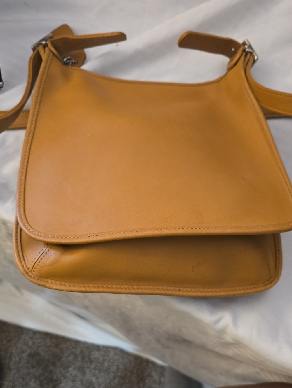 Coach Mustard Leather Crossbody Bag
